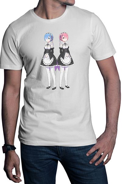 OEM Tricou barbati Re Zero REM RAM Demon Siblings Horns Power Tribe