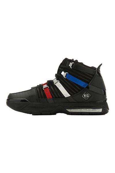 Nike Zoom Lebron III Men's Sports Shoes, Black, Size 41