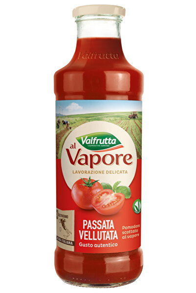 Valfrutta Pastă de tomate fiartă la abur, Valfrutta, 700 g