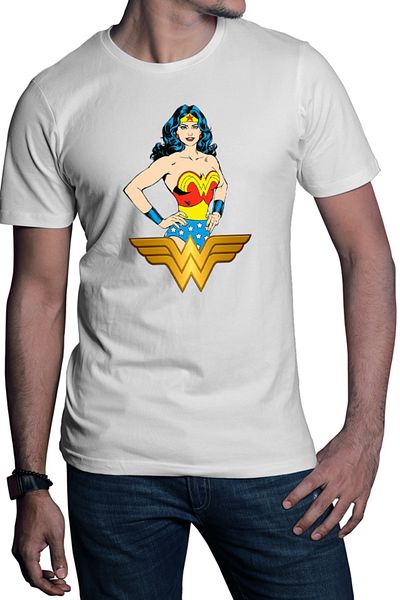 OEM Men's T-shirt Wonder Woman Symbol Adventure Help Psychology