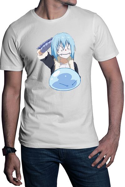OEM Men's T-shirt TenSura Slime Isekai Form God Power Top