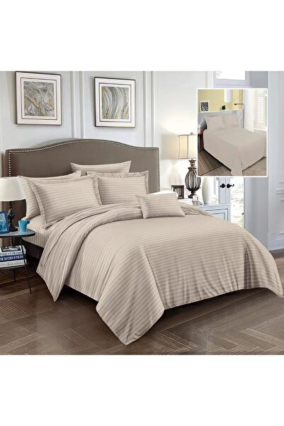 Pucioasa Damask-Polycotton Bed Linen 6 Pieces (6Dp40)