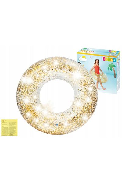 Intex Inel gonflabil cu sclipici strălucitor #56274