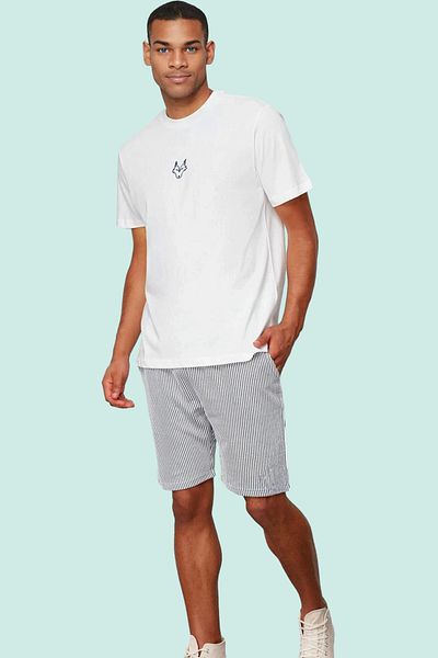 PayBuy Men's Striped Regular Shorts Comfortable Fit Casual Use in Summer Weekend Special Occasions