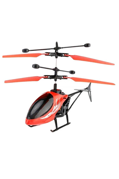 Fun Moment طائرة هليكوبتر تعمل بالتحكم عن بعد مع كابل وجهاز تحكم عن بعد - متنوعة