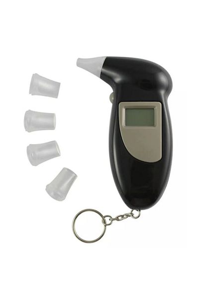 dalimag Professional Alcohol Tester Device with 4 Replaceable Mouthpieces, Digital Screen, Accuracy 0.01%, 1