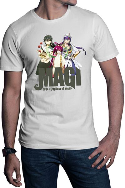 OEM Tricou barbati Magi The Labyrinth of Magic Kougyoku Queen Judar Sinbad Trio