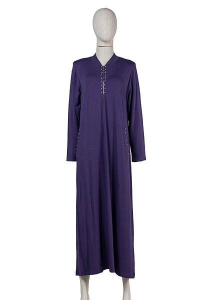 Invee Stoned Dress Purple
