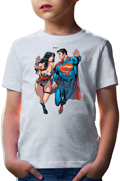 OEM Tricou copii Wonder Woman Superman Lovers Superpowers American Heroes