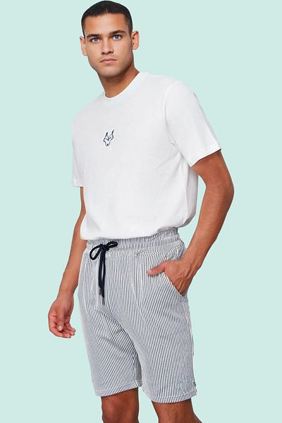 PayBuy Men's Striped Regular Shorts Comfortable Fit Casual Use in Summer Weekend Special Occasions