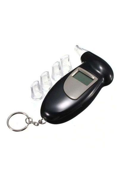 Iso Digital Alcohol Tester with Display and 4 Interchangeable Mouthpieces