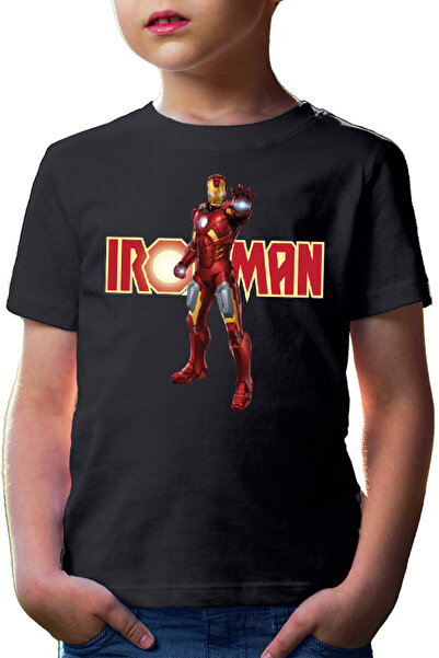 OEM Tricou copii Ironman Logo Suit Accident American Comic Books