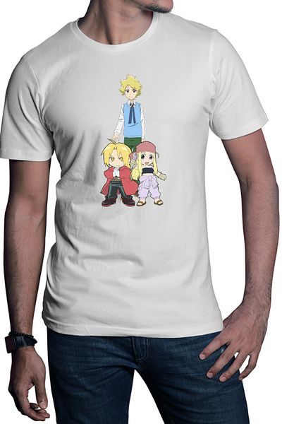 OEM Men's T-shirt Muhyo Roji Kusano Jirou FMA Edward Lucy Exorcist Otaku
