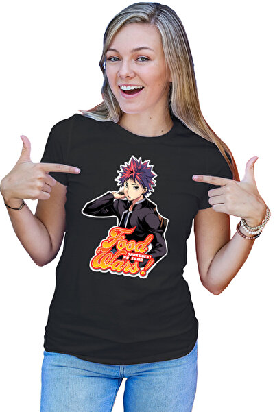 OEM Γυναικείο T-shirt Food Wars Souma Student Style Action Shokugeki