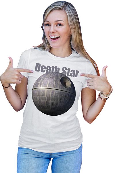 OEM Tricou dama Star Wars Death Star Planet Bad Alien Species