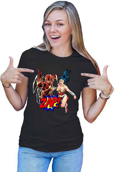 OEM Tricou dama The Flash Wonder Woman Girl Power