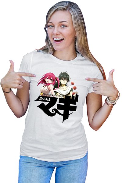 OEM Tricou dama Magi The Labyrinth of Magic Morgiana Judar Red Balls