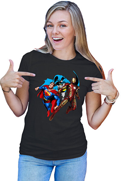 OEM Tricou dama Ironman Technology Batman Superman DC Superhero