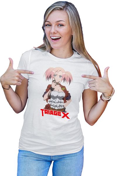 OEM Tricou dama Triage X Nishida Oriha Twins Manga Kawaii