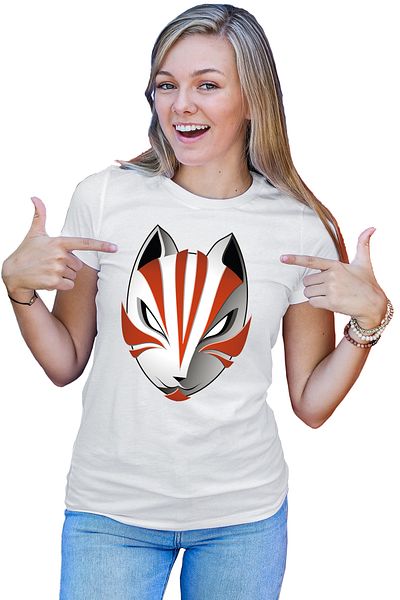 OEM Tricou dama Bleach Kitsune Mask Anime Kage