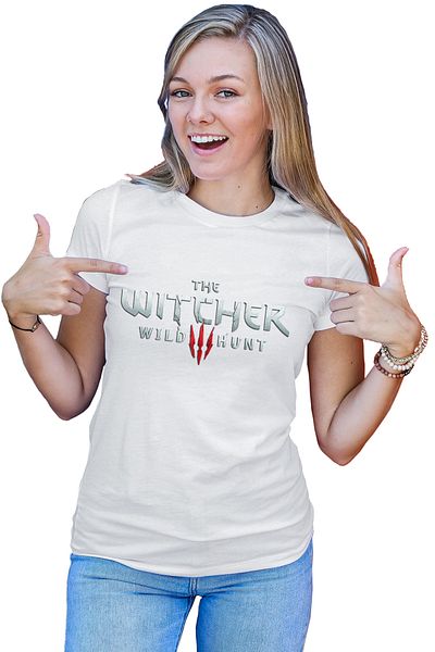 OEM Tricou dama The Witcher Wild Hunt Logo Sigil