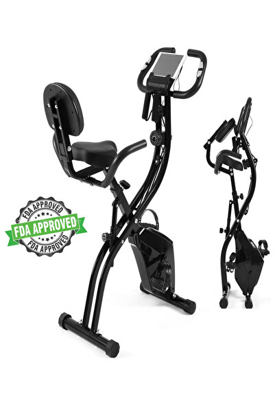 Tisul X 4IN1 Katlanabilir Manyetik Spin Bike Dikey Kondisyon Bisikleti Ev Koş...