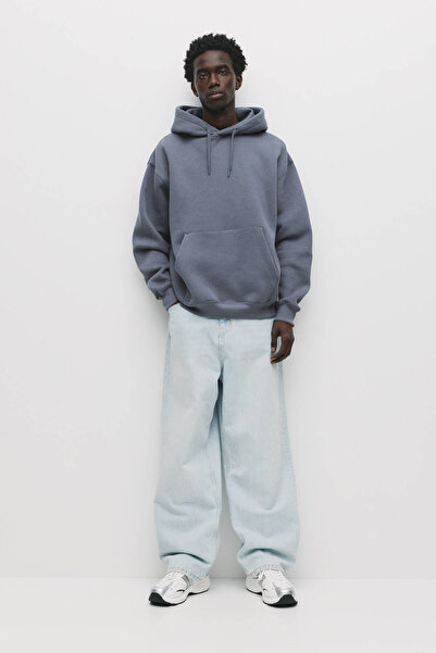 Pull & Bear Basic kapüşonlu sweatshirt