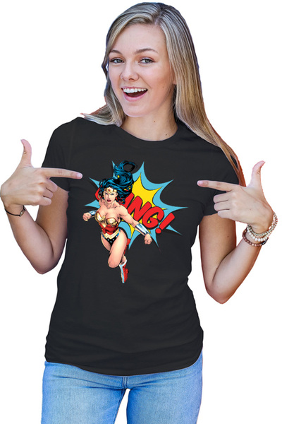 OEM Tricou dama Wonder Woman Bang Super Girl Powers Stunning Marvel Action