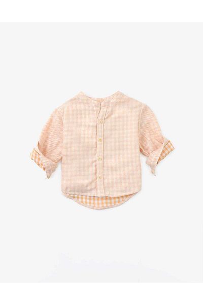 Gingersnaps Boys' Long Sleeve Plaid Button-Up Shirt