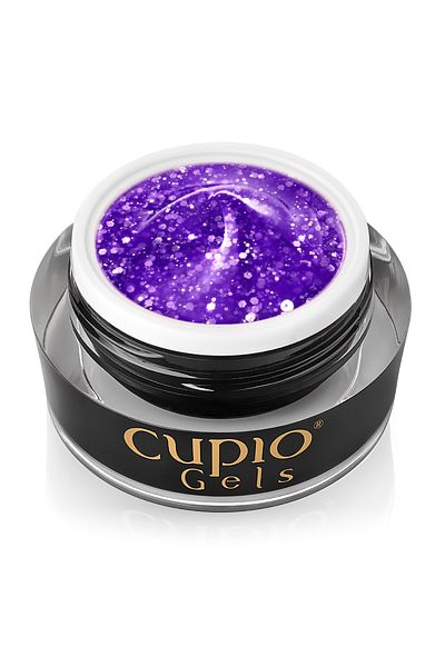 Cupio Τζελ δημιουργίας γκλίτερ νέον - Purple Madness 15ml