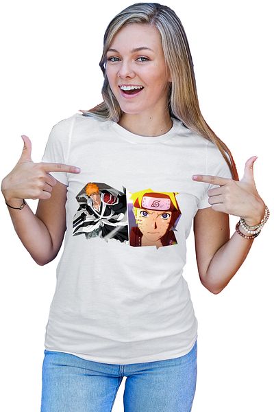 OEM Tricou dama Bleach Ichigo Naruto Boruto Online Animes