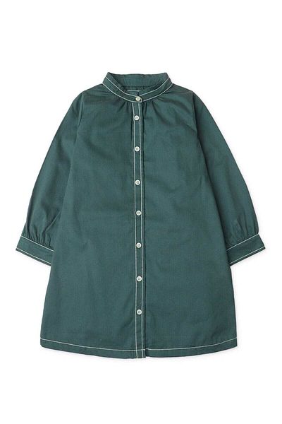 Gingersnaps Girls' Solid Long Sleeve Dress