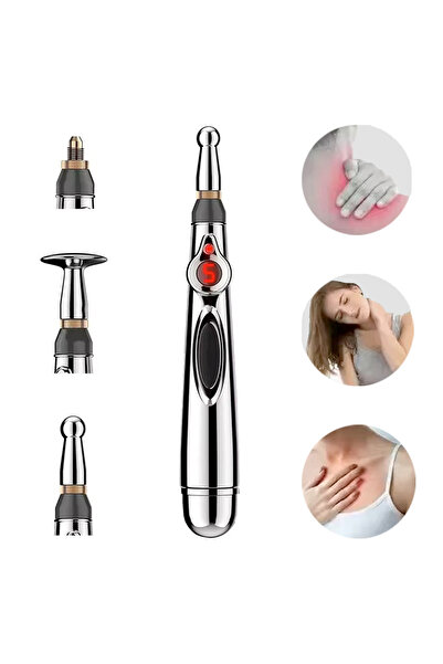 shumee Stilou electronic de acupresiune activ 3 în 1 - 3 capete, masaj cu imp...