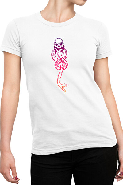 OEM Tricou dama Harry Potter Decal Death Eaters Serpent Spell