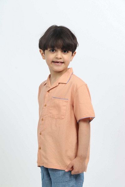 Gingersnaps Boys' Short Sleeve Button-Down Shirt