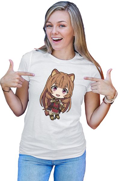 OEM Tricou dama Rising of the Shield Hero Raphtalia Furry Best Waifu Animeuri