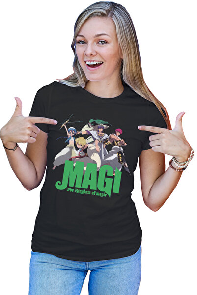 OEM Tricou dama Magi The Labyrinth of Magic Team Alladin Alibaba Sinbad Magic...