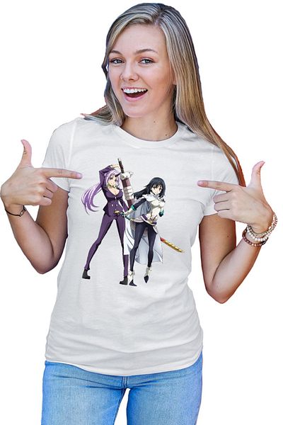OEM Women's T-shirt TenSura Slime Shizue Shio Mage Assassin Anime Otaku