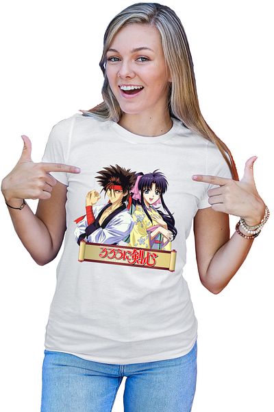 OEM Tricou dama Rurouni Sanosuke Kaori Nobuhiro Watsuki