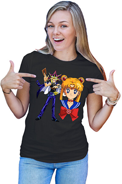 OEM Tricou dama Yu Gi Oh Mutou Sailor Moon Duel Links Anime