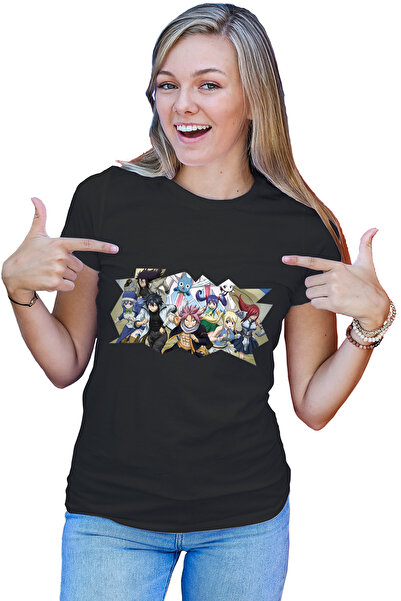 OEM Tricou dama Fairy Tail Fantasy Anime Manga Natsu Dragneel