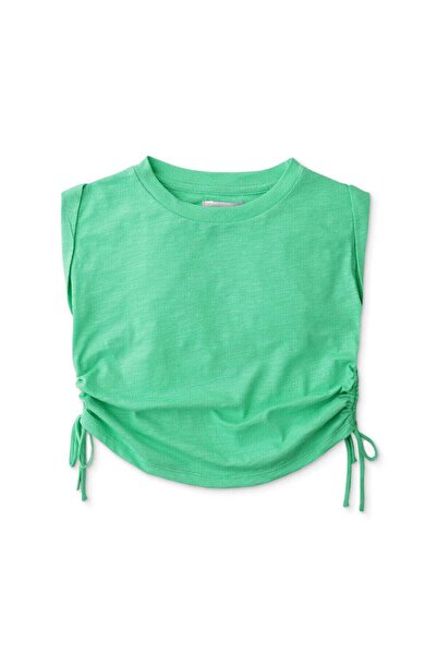 Gingersnaps Girls' Solid Blouse with Side Ties and No Sleeves