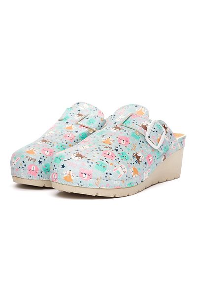 Tellus Women's medical clogs 27-19, Animals - 36