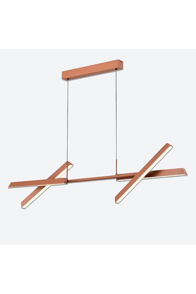Olbia Terra Red 38W Pendant Chandelier - 3000K - 110° Diffusion Angle - 1824 Lumens - 220–240V - CRI 90+