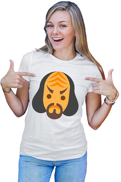 OEM Tricou dama Star Trek Worf United Federation of Planets
