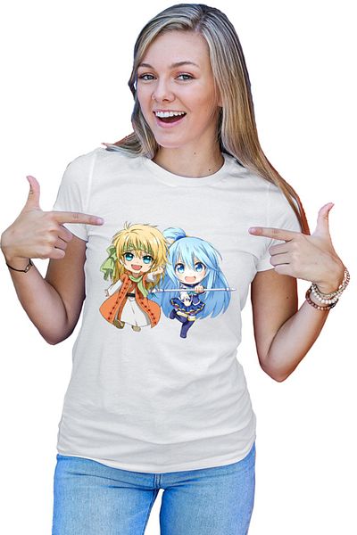 OEM Tricou dama Yona of the Dawn Zeno Aqua Magic Anime Meme