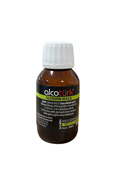 alcotürk %100 Bikisel Gliserin 50 Ml. Vegetable Gliserin