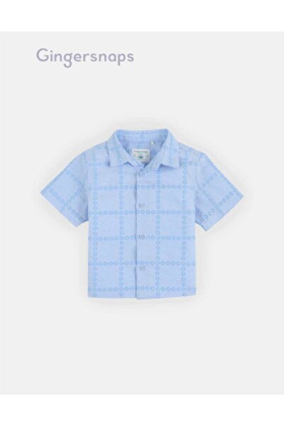 Gingersnaps Boys' Infants' Short Sleeve Checkered Shirt