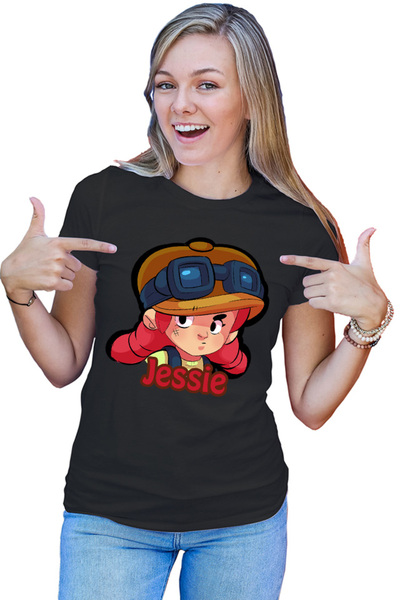 OEM Tricou dama Brawl Stars Jessie Automatic Ponytails Supercell
