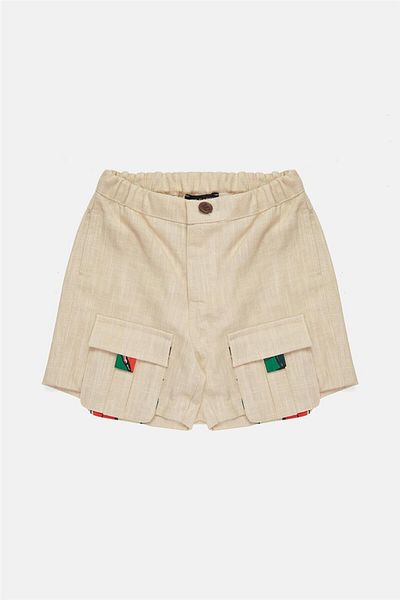 GB Baby Baby Boy Ecru Shorts